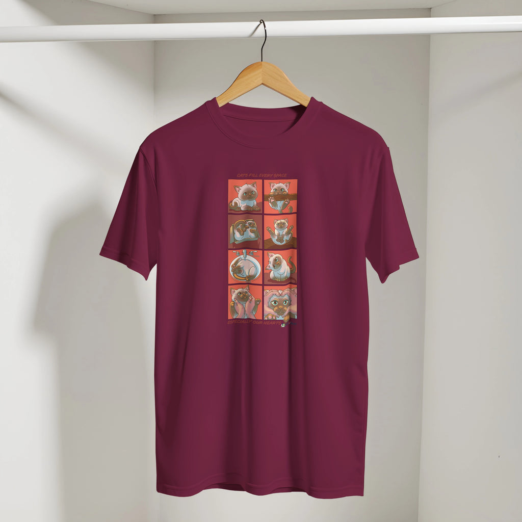 Cats Fill Every Space Comic Strip TShirt