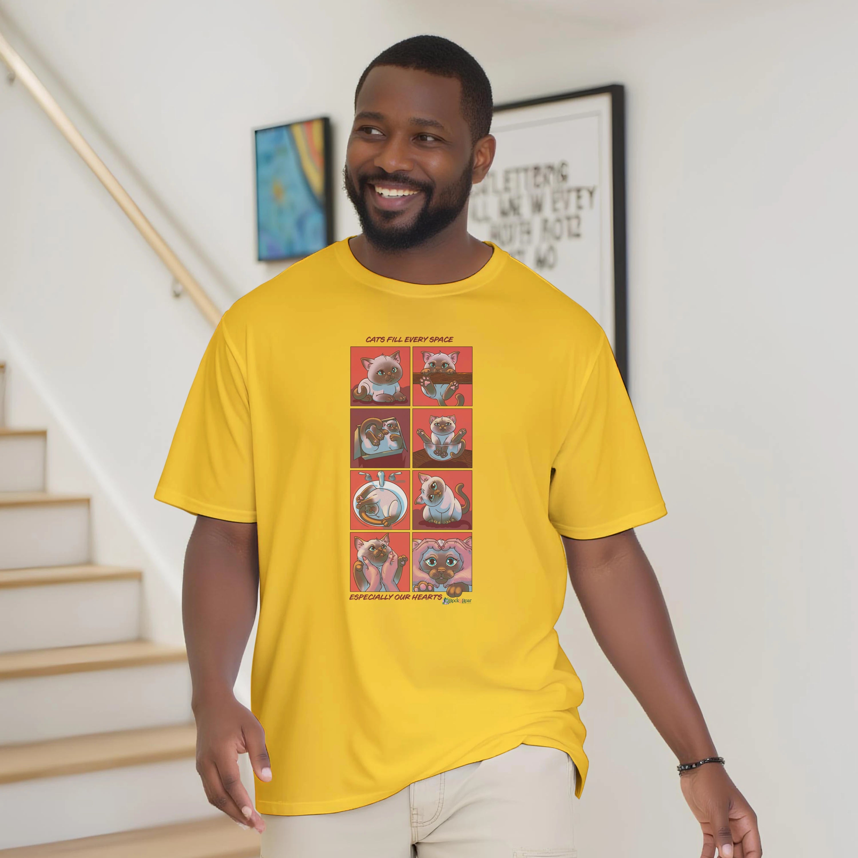 Cats Fill Every Space Comic Strip TShirt