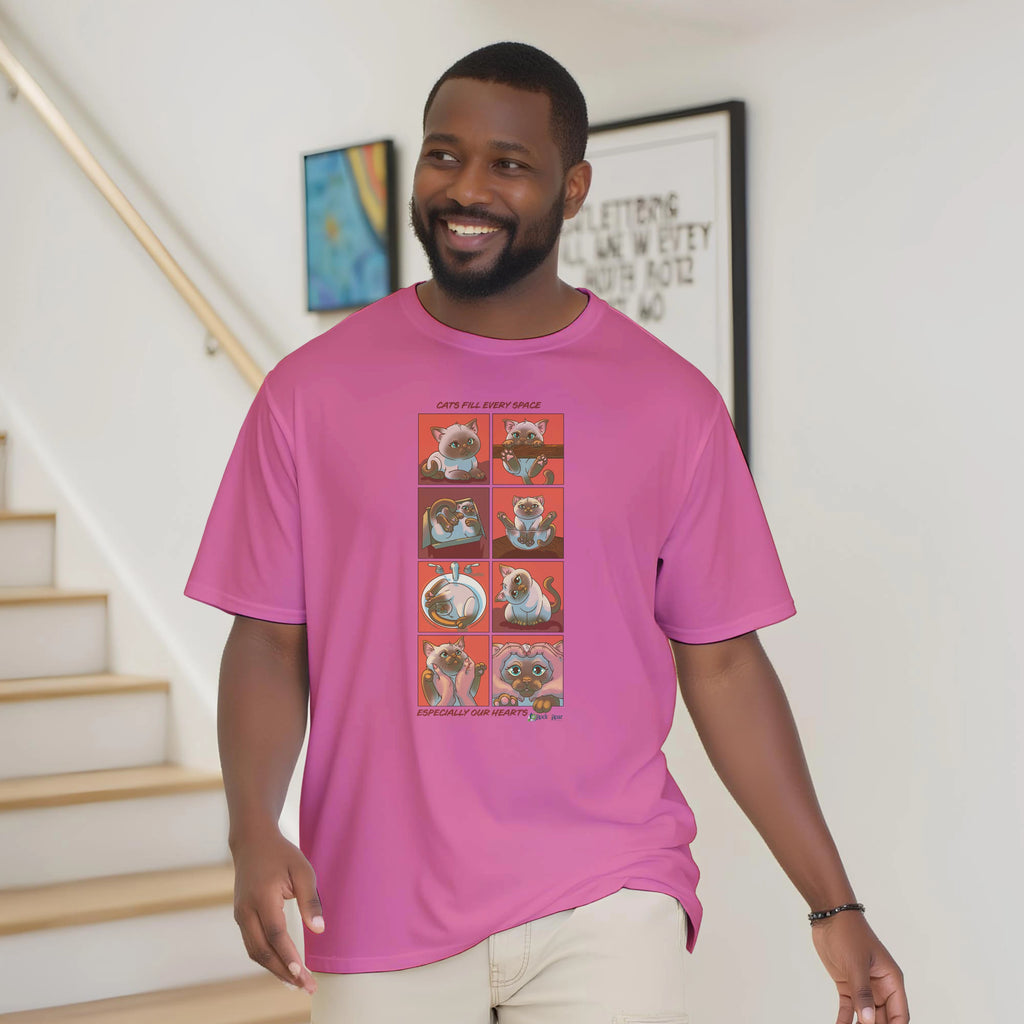Cats Fill Every Space Comic Strip TShirt